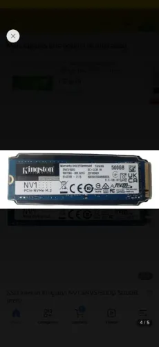 SSD Kingston nv1 nvme M2 - 500GB