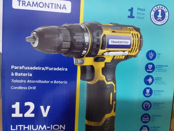 Furadeira parafusadeira 12v