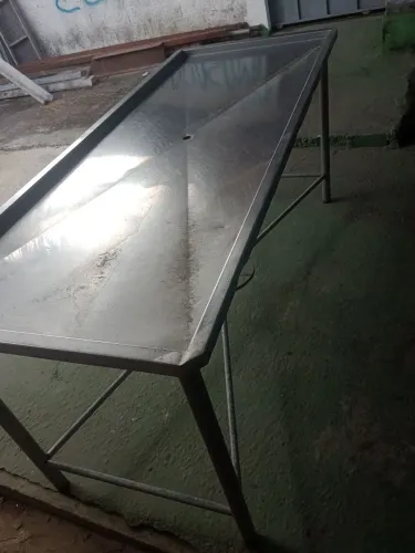 Mesa de inox 1.90x77x83