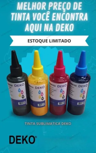 Tinta Sublimatica Deko 100ml