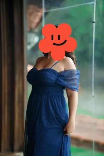 Vestido de Festa (azul marinho)