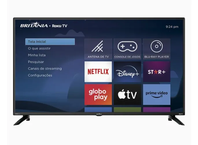 NOVA NUNCA USADA Smart TV 42 Polegadas Britânia Roku TV Dolby Audio BTV42G6FR2CP