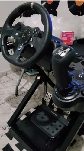 Volante Logitech G920 + Pedais + Câmbio Original (Excelente Estado!)