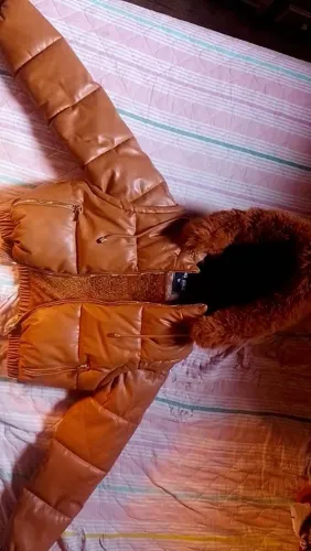 Jaqueta pelúciada puffer