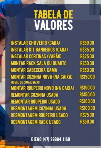 Montador de moveis em geral