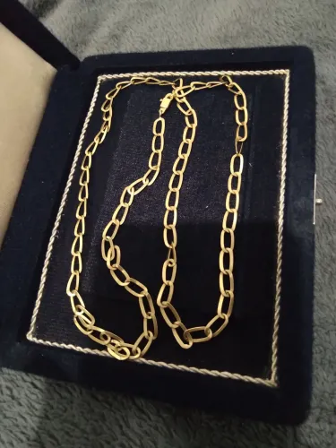 VENDO LINDO CORRENTE DE OURO MASCULINO 18K MACICA 14.6g.