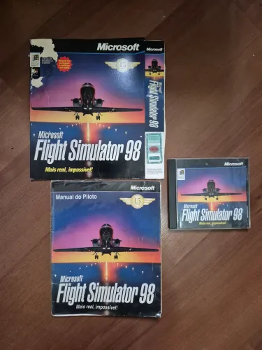 Microsoft Flight Simulator 98 Mídia Física 