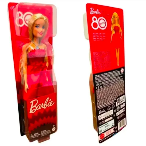 BARBIE MATTEL EDIÇÃO ESPECIAL 80 ANOS PARA COLECIONADORES ORIGINAL