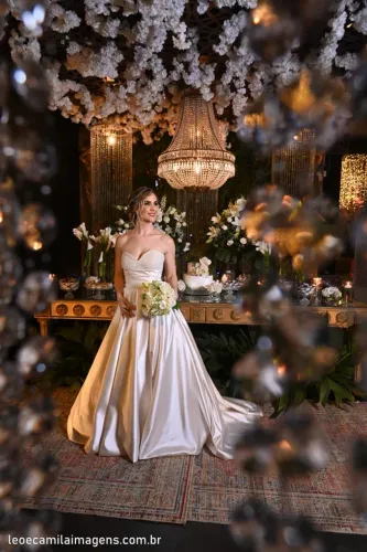 Vestido de noiva bordado