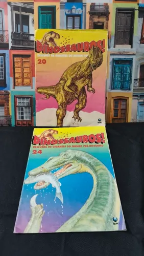 REVISTAS DINOSSAUROS! ? Nº 20 E Nº 24 | COLEÇÃO VINTAGE