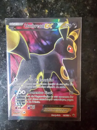 Carta Pokémon Umbreon Ex Full Art, de 2016 (119/124) (SP+++)