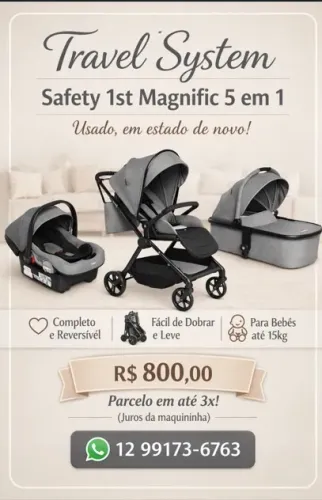 Kit carrinho bebê