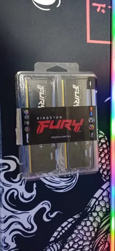 Memória RAM Kingston Fury Beast, 16GB (2x8GB), 6000MHz, DDR5, CL40,amd e Intel [USADAS]