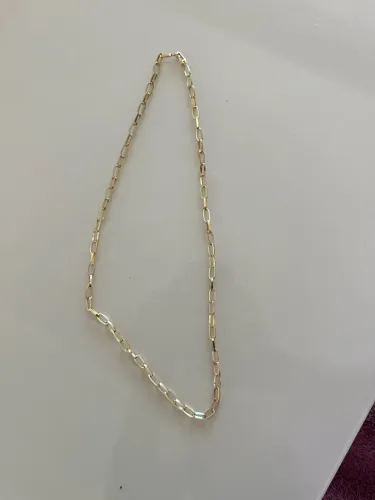 Cordão ouro 18k 65 cm tem 18.5 g