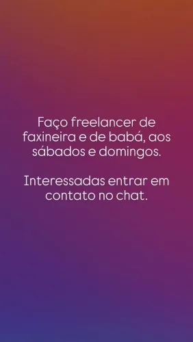 Faço freelancer