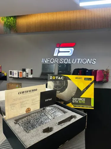 Placa de vídeo ZOTAC GTX1070 Acompanha NF parcelamos no cartão