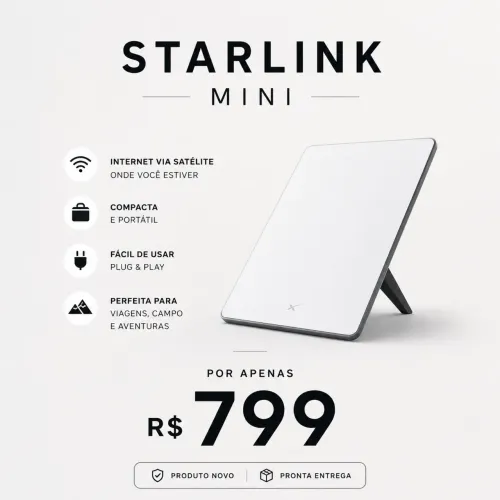 Starlink Mini Lacrada c/ NF