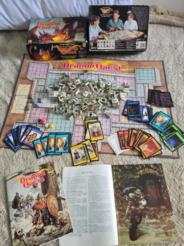 Jogo de tabuleiro RPG Dragon Quest (1992)