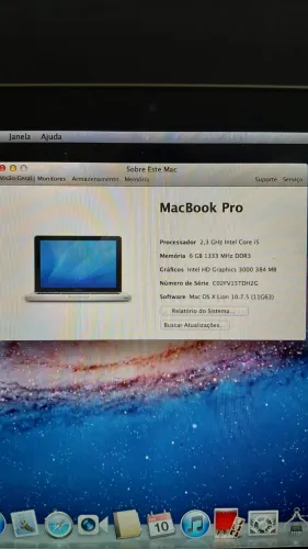 Macbook Pro 13 A1278 Intel I5 6gb Ram 128ssd