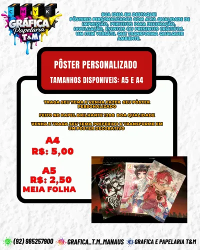 pôster personalizados 
