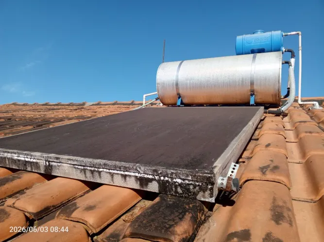 Sistema de aquecimento água solar 