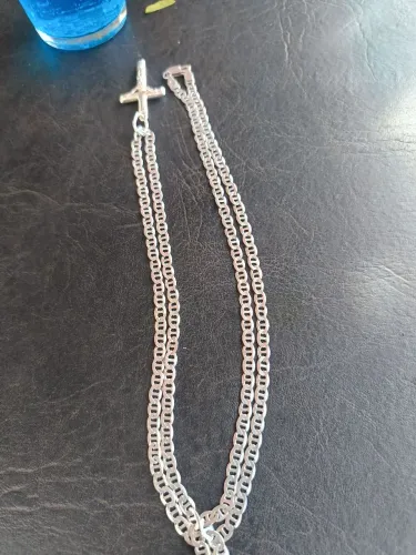Cordão prata 75cm *925*