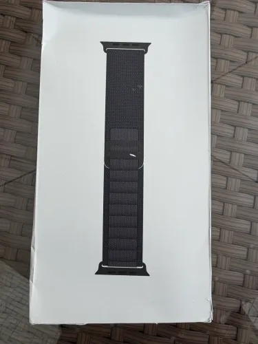 Pulseira Apple Loop Alpina Preta Lançamento