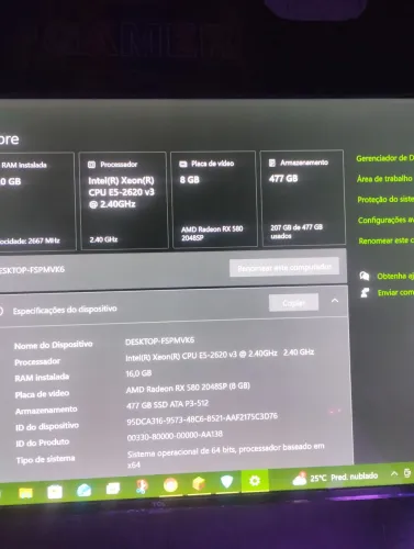 Placa de vídeo Nova tem 8 meses de comprado