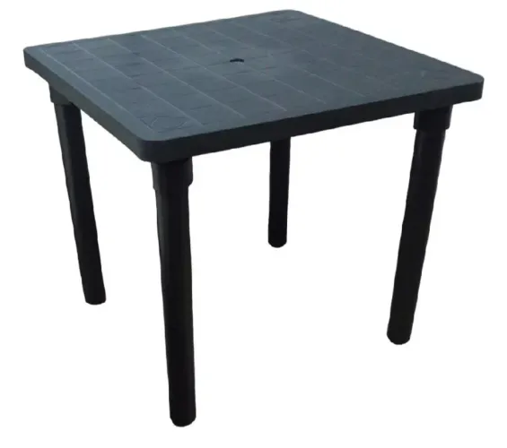 Mesa plástica quadrada