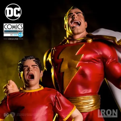 Shazam Deluxe Art Scale 1/10 Dc Comics Serie Sem Head Extra