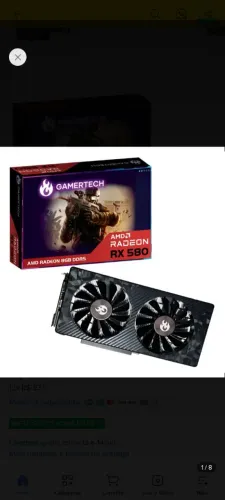 Sucatas rx580 liga com artefatos