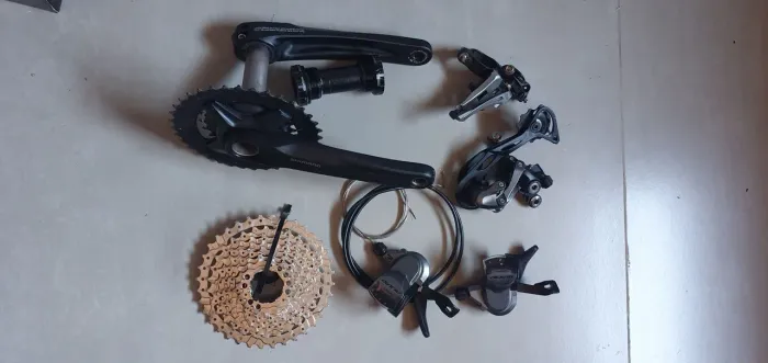 Kit shimano alívio 2x9 