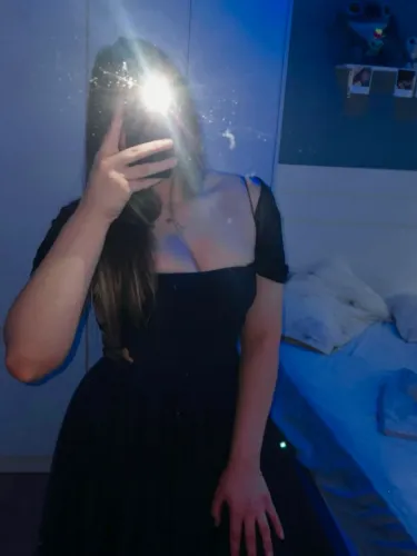 Vestido de Festa Azul-Marinho com Brilho