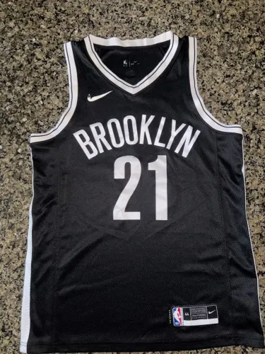Regata Regata NBA Brooklyn Nets Aldridge 21 Nike Swingman Original - Tam 44 (M)