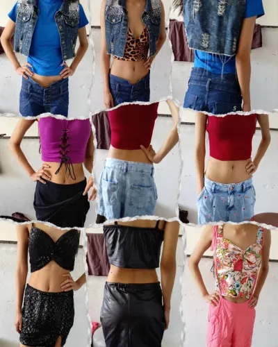 Lote de roupas femininas sortidas boa marca