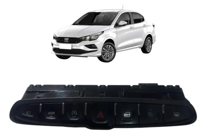 Regua Alerta Fiat Argo Cronos 2017 A 2025 Original