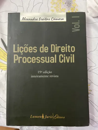 Livro jurídico - Lições de direito processual civil