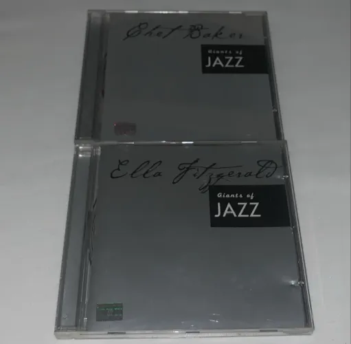 2 CDs Giants of Jazz Chet Baker e Ella Fitzgerald impecáveis