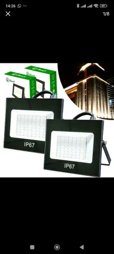 Refletor led 3oow 6500 Smd branca frio 6500k ip67 holofote<br>branca frio 6500k ip67 holofote