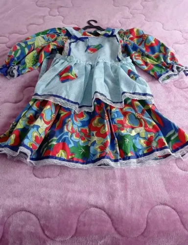 Vestido Infantil Junino