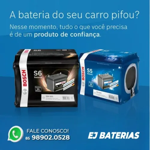 Bateria 60 amperes bosch palio