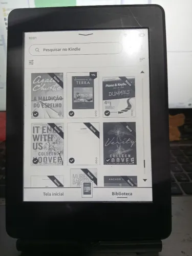 Kindle Paperwhite 7a geração + cabo + 300 livros