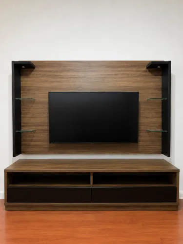 Rack com Painel para TV - Excelente Estado / 2 Metros