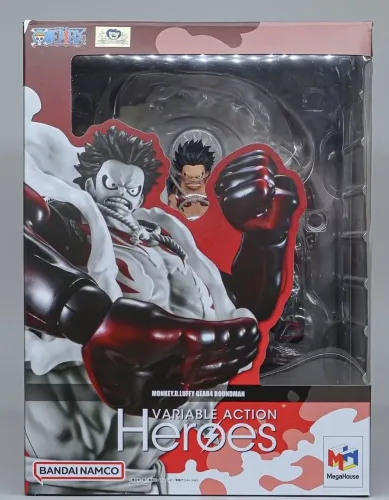 One Piece Luffy Gear 4 Megahouse Bandai lacrado