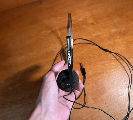 Fone Stereo Koss HP-1 Vintage - RARO - ÚNICO NO BRASIL - PARA DJS, MÚSICOS E ENTUSIASTAS