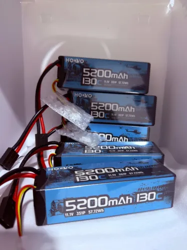 Bateria 3s 5200mah 130c Hardcase/Automodelo