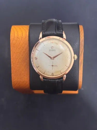 Omega Automatic Jumbo 38mm Ouro Rosa 18k - Bumper - Vintage anos 1950