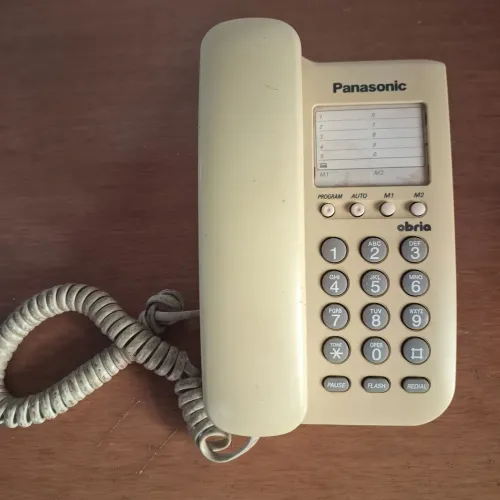 Telefone Fio Panasonic KX-TS550 Comercial Mesa/Parede - Perfeito Estado