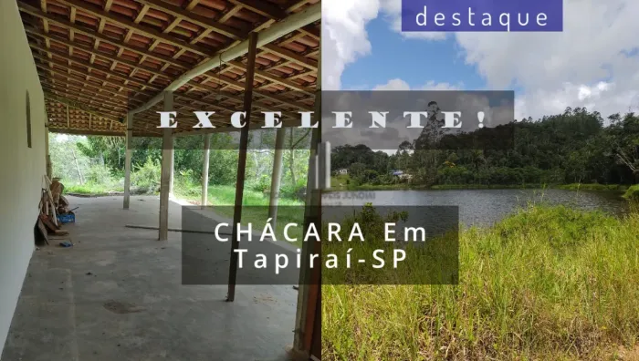 CHÁCARA PARA VENDA EM TAPIRAÍ SP