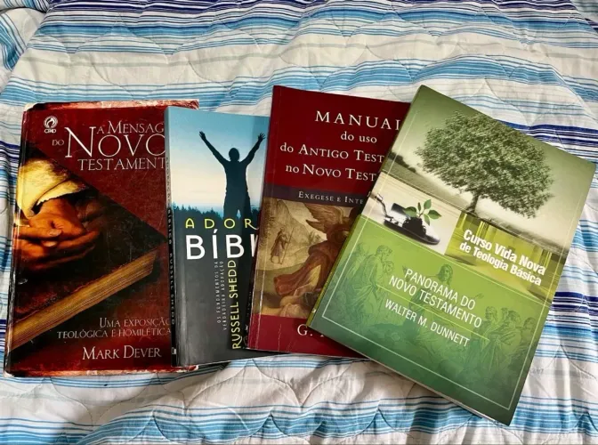 kit 4 livros teologia